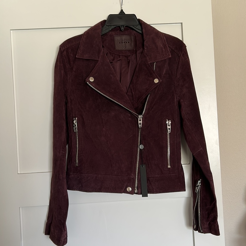 NWT ~ BLANKNYC SUEDE MOTO JACKET sz M - Picture 8 of 9